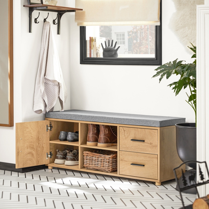 Benius Fabric Upholstered Storage Bench