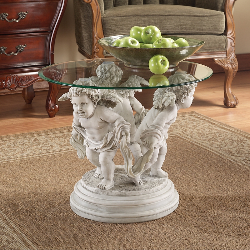 Round Stone Coffee Table