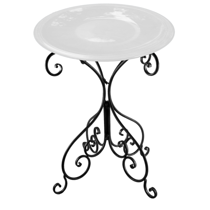 Birds and Beyond 24" H Deluxe Metal Birdbath Base, Agustine Coll