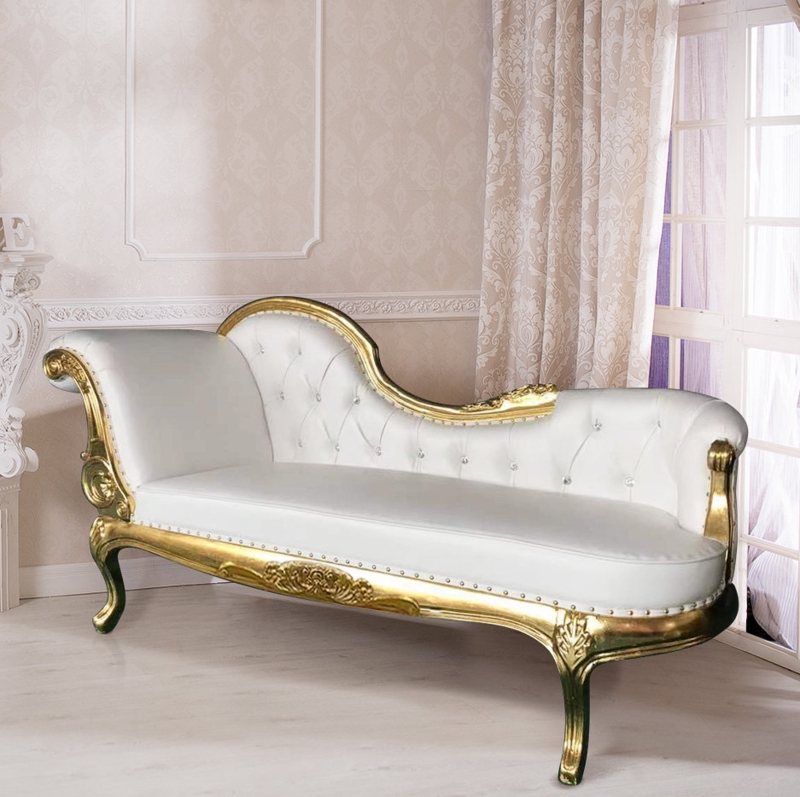 Bovee Faux Leather Chaise Lounge