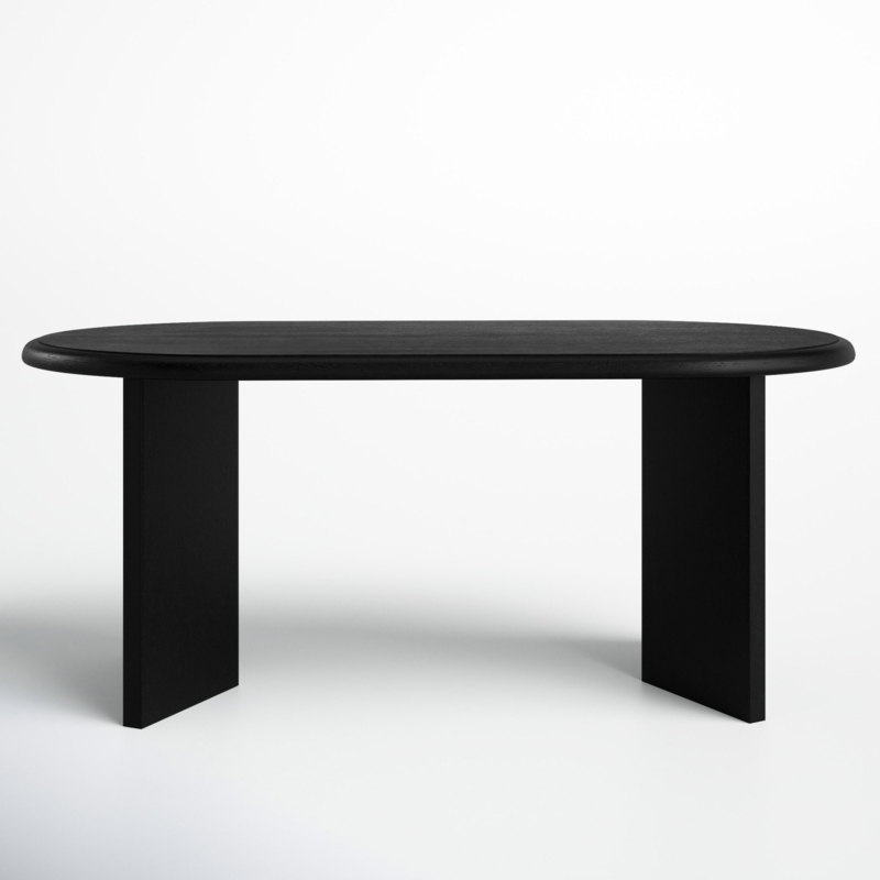 Brix Oval Solid Wood Dining Table