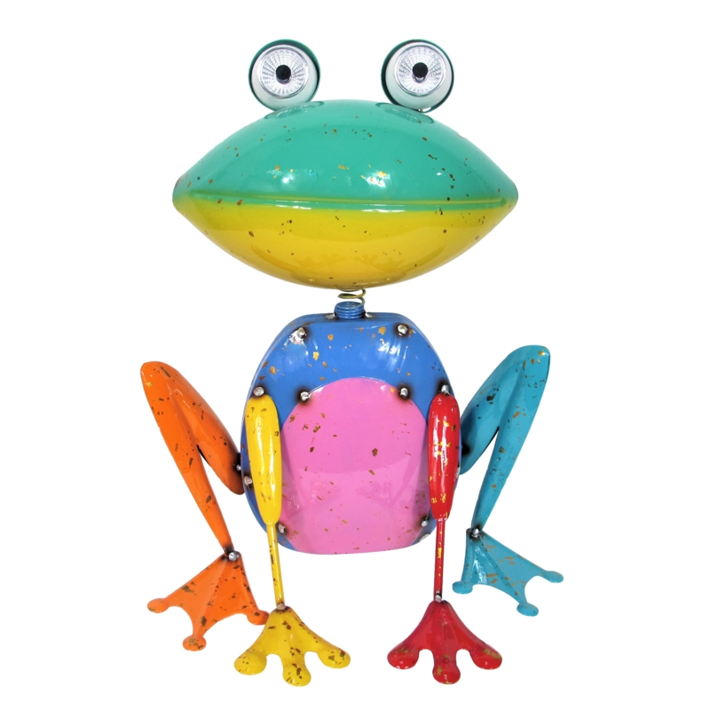 Bronson Frog Animals Weather Resistant Metal Garden Statue