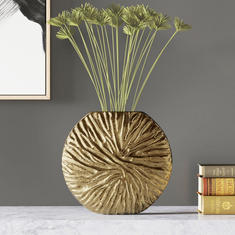 Cadence Handmade Metal Table Vase