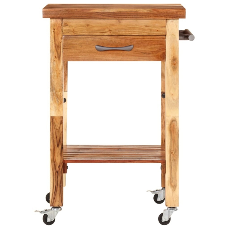 Caillan Solid Wood Kitchen Cart