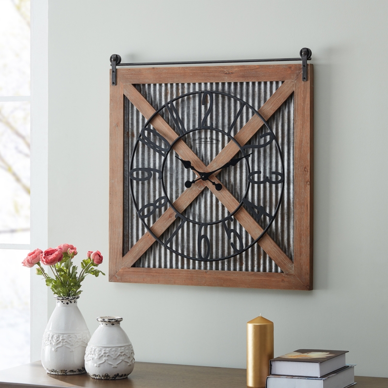 Caitlynn Wood Wall Clock