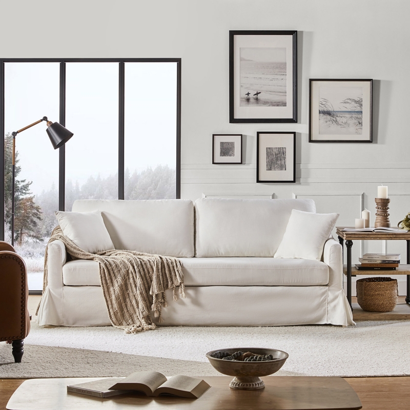 Calaeb 80.5" Slipcovered Sofa