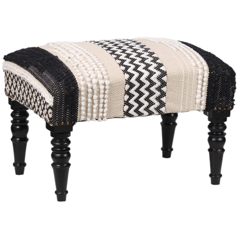 Calysta Cotton Upholstered Bench