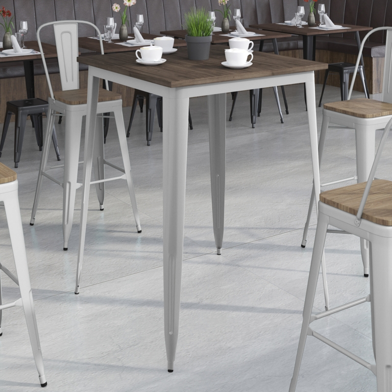 Cambridgeshire Metal Base Dining Table