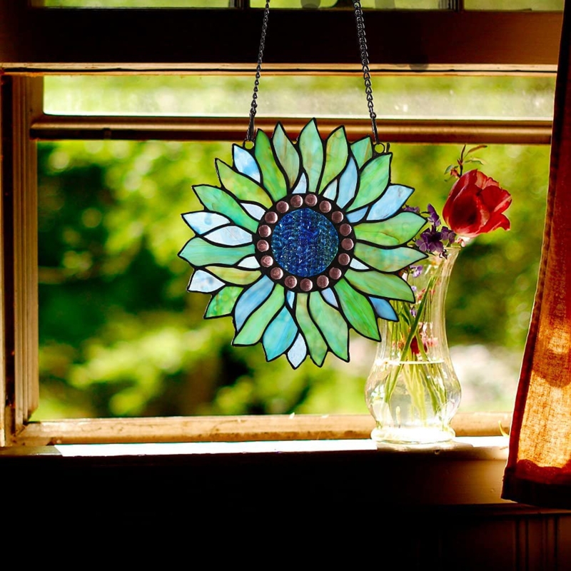 Capulina Plants & Flowers Window Panel