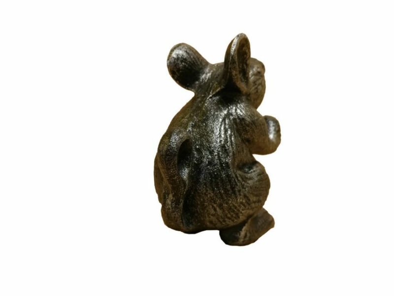 Cast Iron Mouse Weighted Floor Stop