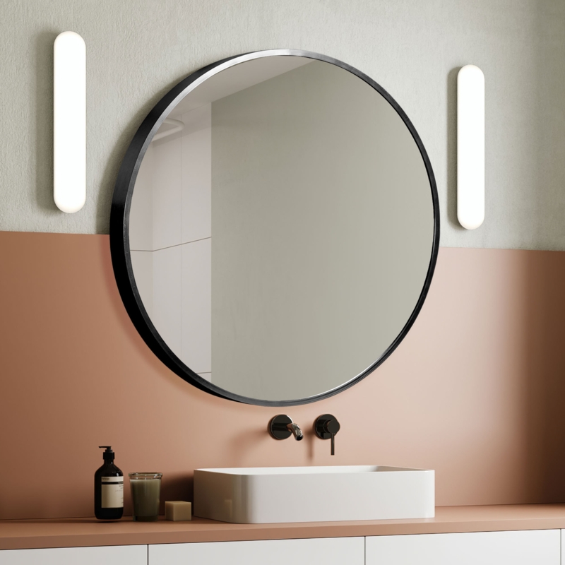 Catalayah Metal Round Wall Mirror
