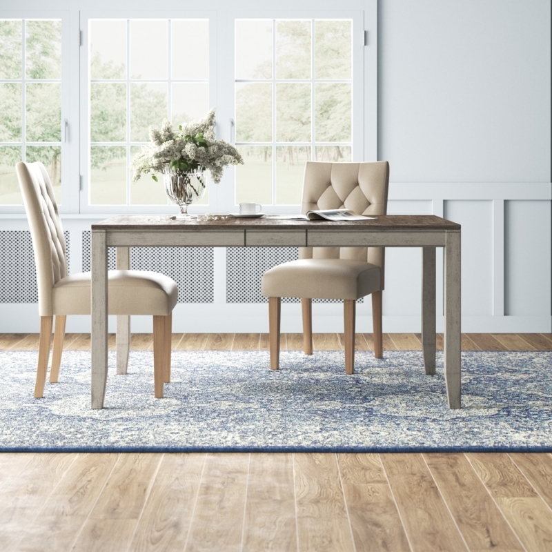 Caudle Extendable Solid Wood Dining Table