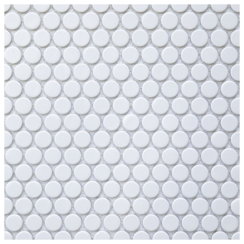 Ceramic Penny Round Mosaic Wall & Floor Tile