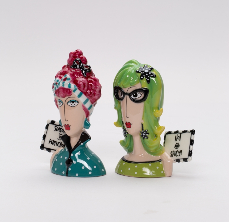 Ceramic Salt and Pepper Shaker Set