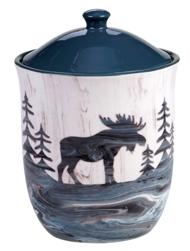 Certified International Fluidity Lodge Biscotti Jar