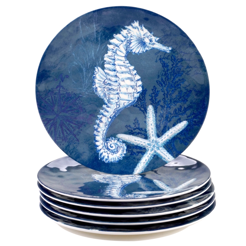 Certified International Oceanic Set/6 Dinner Plate 11" (Set of 6)