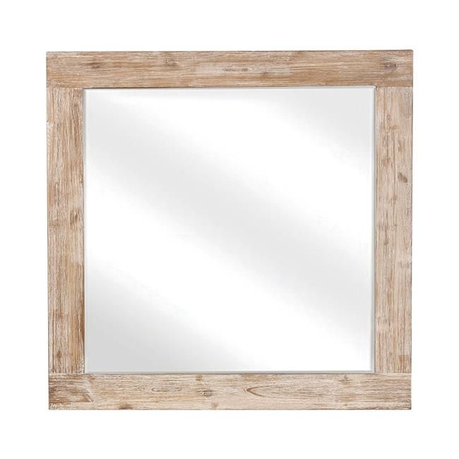 Coaster Furniture 215764 40 x 40.25 x 1 in. Mirror, Rough Sawn Multi