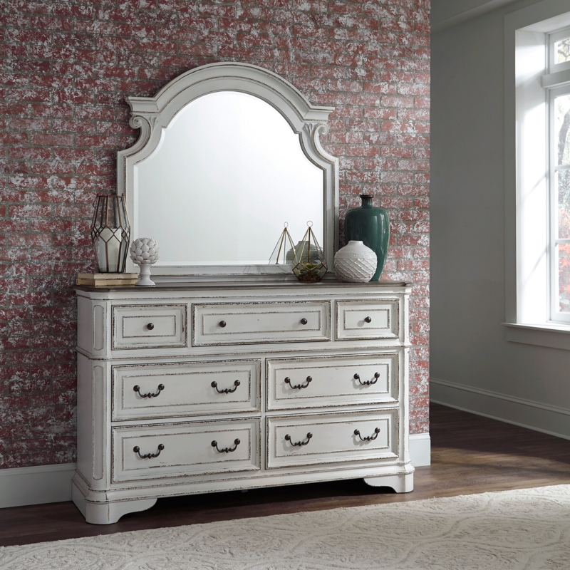 Colyt 7 - Drawer Dresser with Mirror