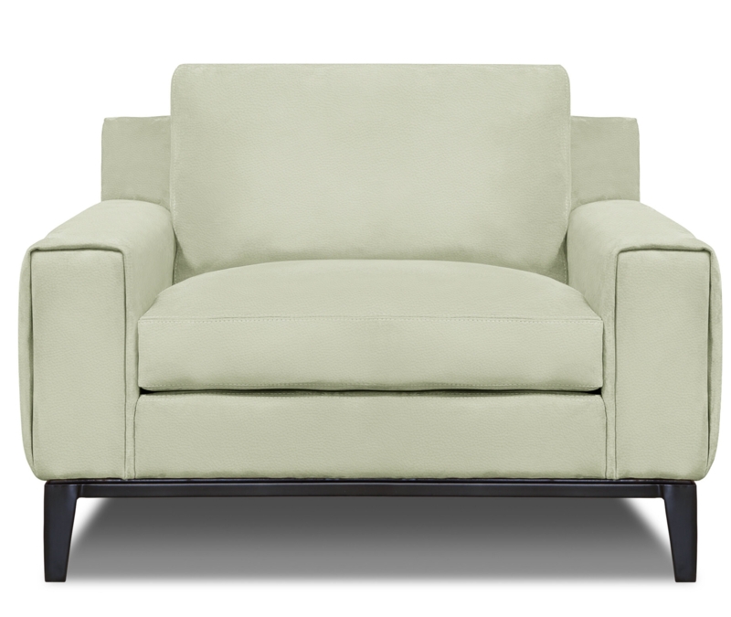 Como Leather Chair And A Half