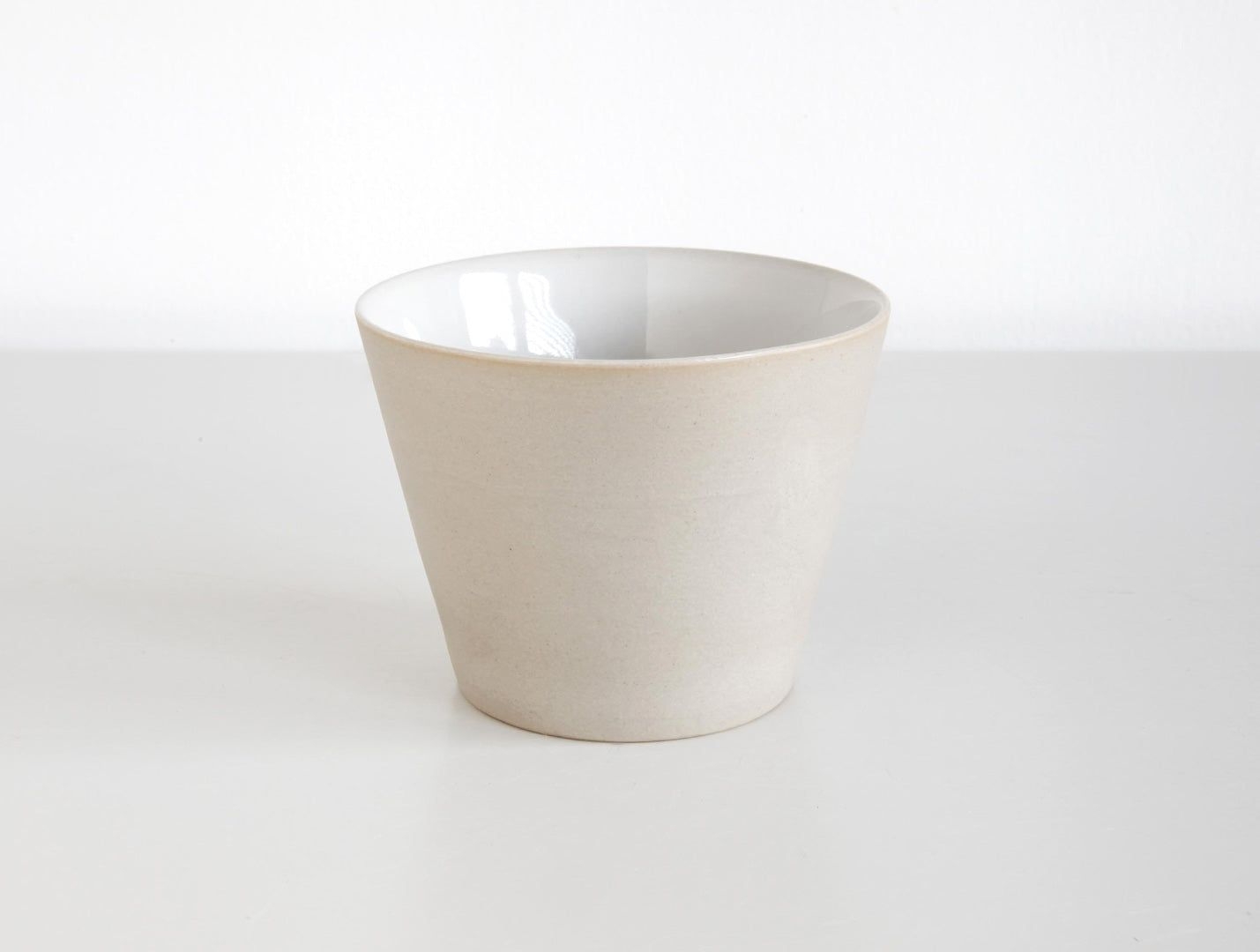Conical Cup Matte Sand