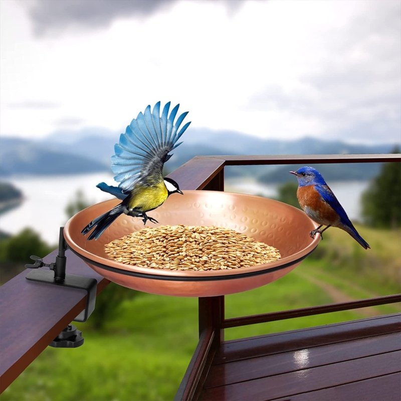 Copper Mosaic Birdbath