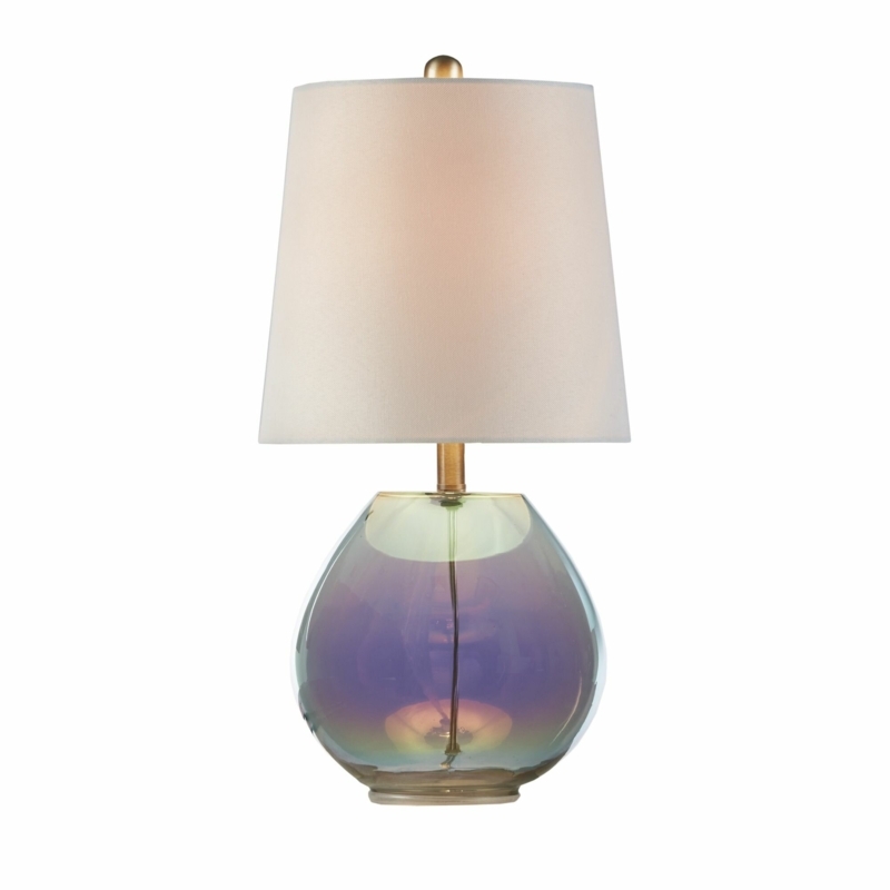 Cordell Iridescent Glass Table Lamp