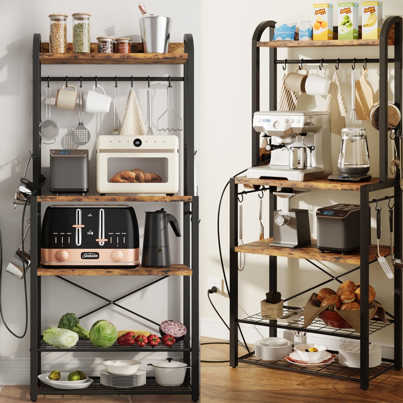 Cropsey 17'' Metal Standard Baker's Rack with Microwave Compatibility