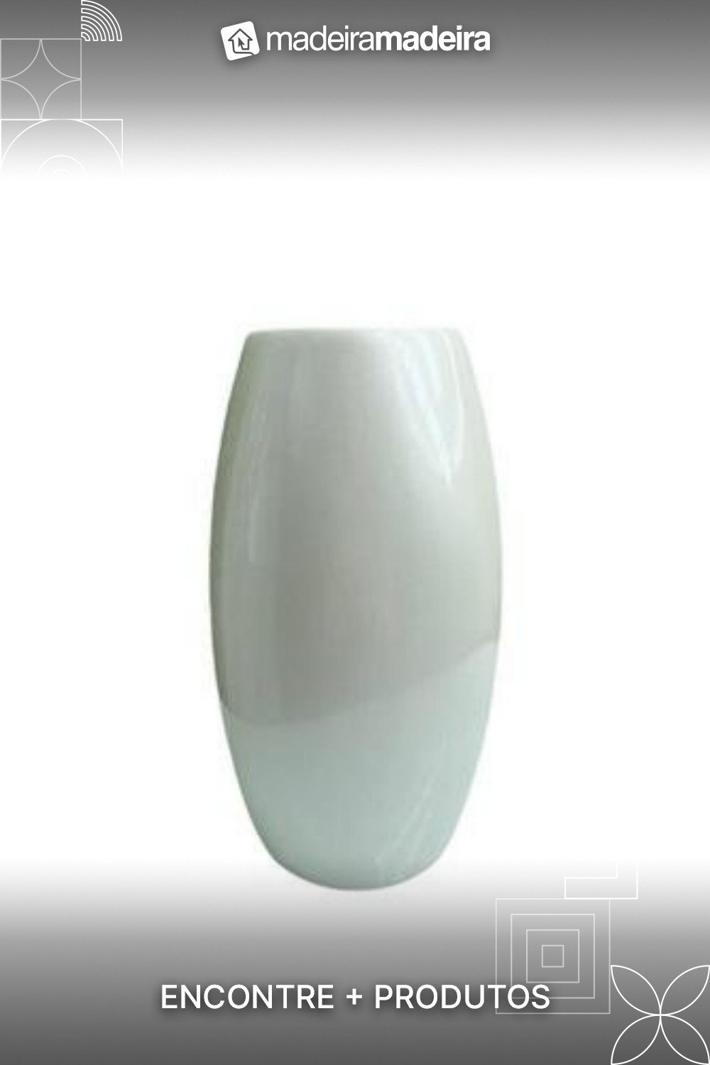 Decorao sala vaso centro de mesa grande branco perolado