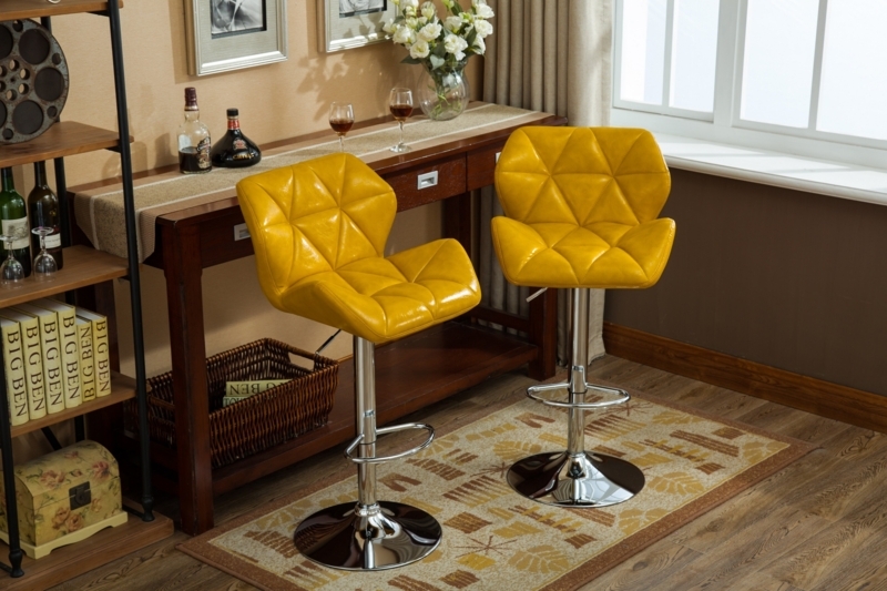 Decotis Swivel Adjustable Height Stool (Set of 2)
