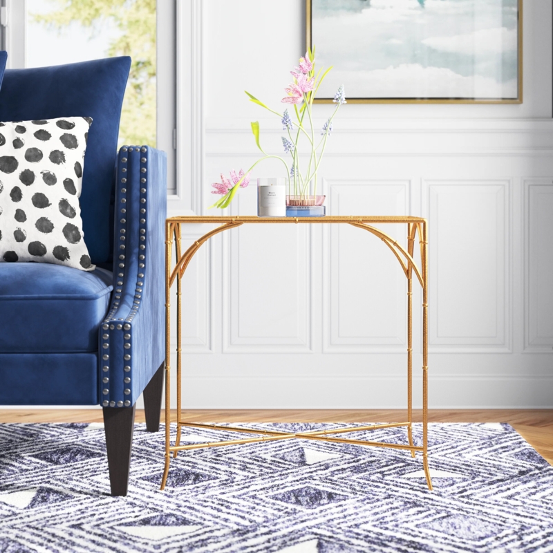 Dillon Glass End Table