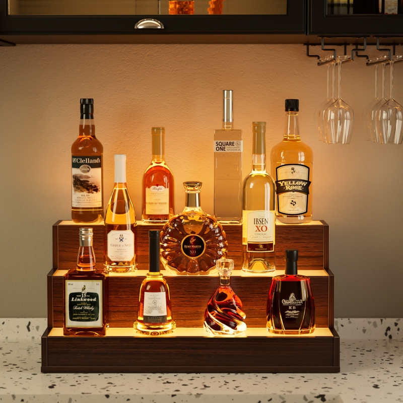 Dorothyann 12 Bottle Tabletop Wine Bottle & Glass Rack