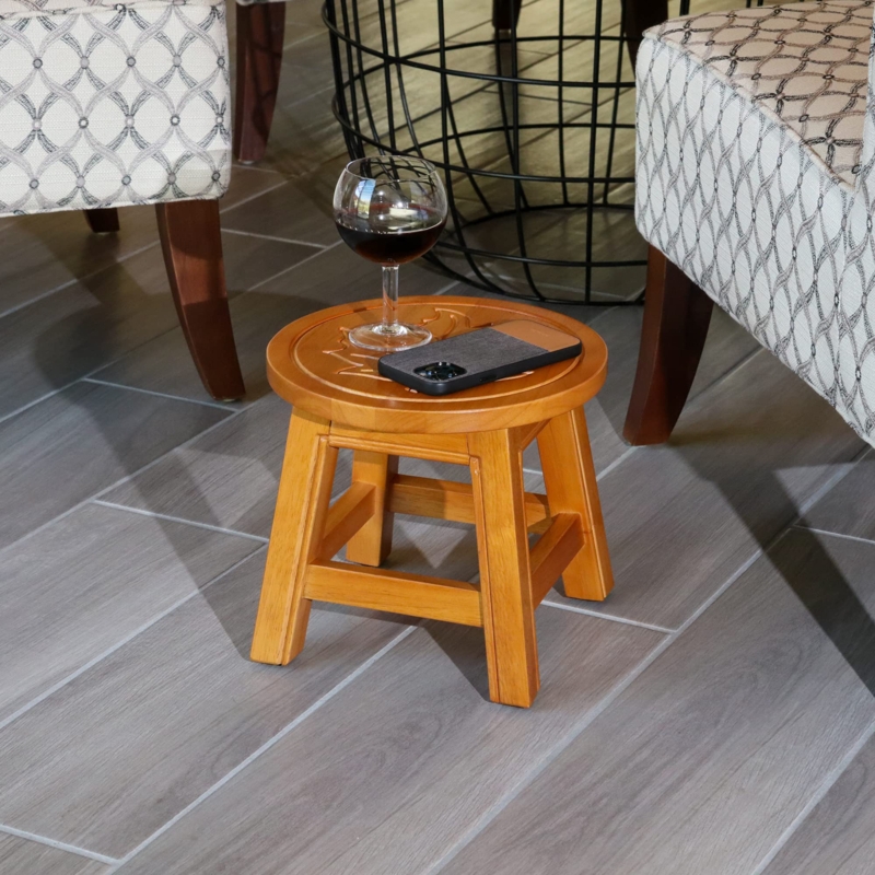 Dyar Solid Wood Accent Stool