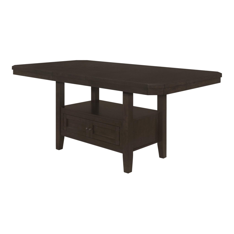 Einoras Rectangular Extendable Dining Table in Brown