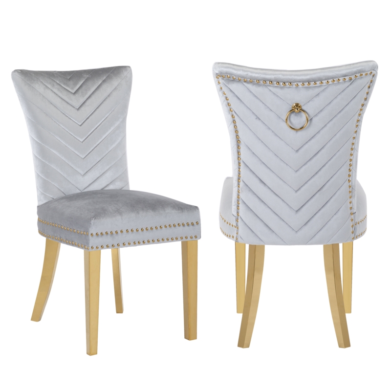 Escalera Velvet Upholstered Dining Chair