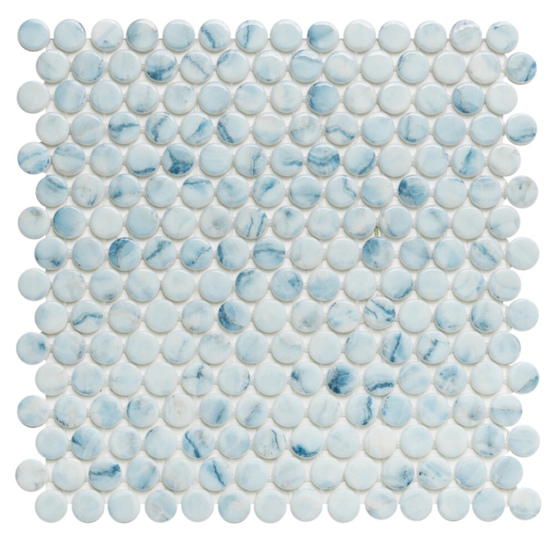 Eterna Penny 12" x 12" Recycled Penny Glass Mosaic