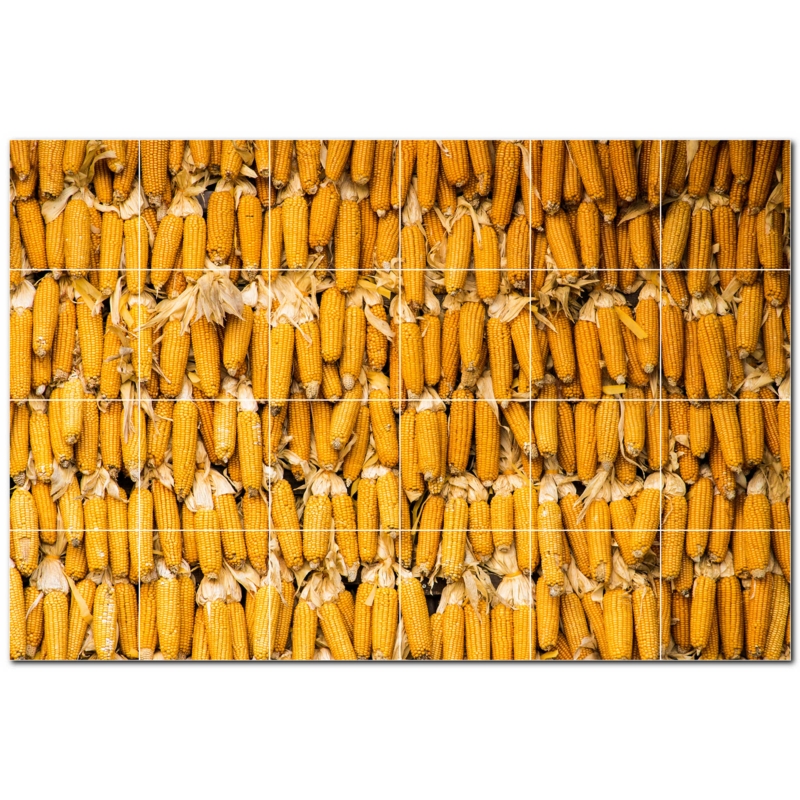 Farm Photo 12'' x 12'' Satin Ceramic Decorative Mural