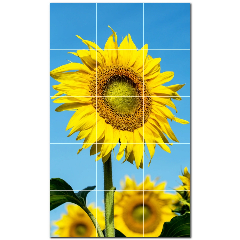 Farm Photo 8'' x 8'' Satin Ceramic Decorative Mural