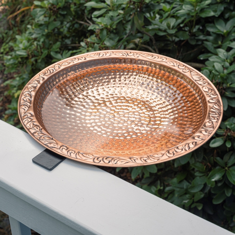 Fiffia Copper Single Tier Birdbath