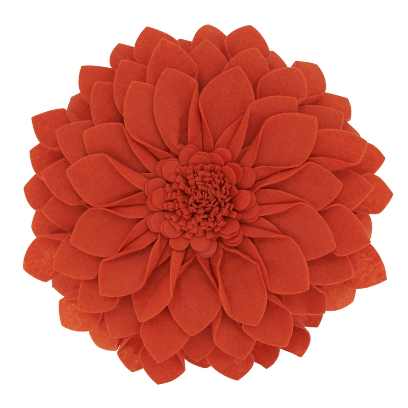 Fleur De Jardin Collection Floral Throw Pillow
