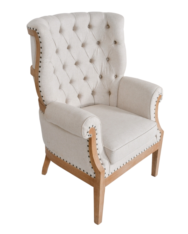 Foye Upholstered Wingback Chair