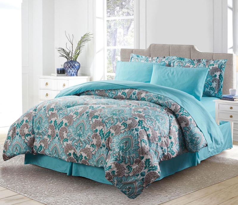 Garrion Damask Comforter Set