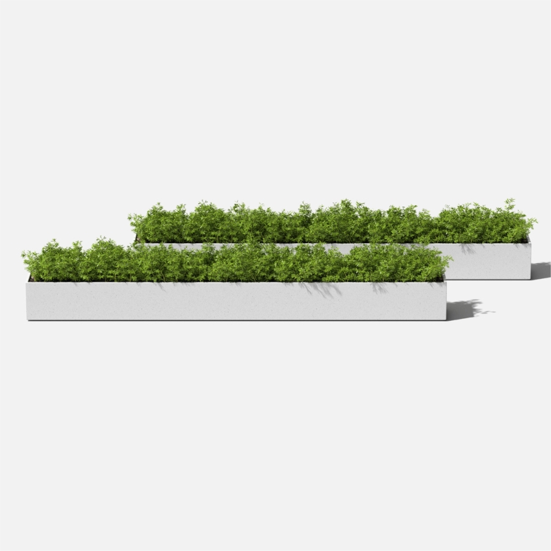 Geo Series Plastic Planter Box