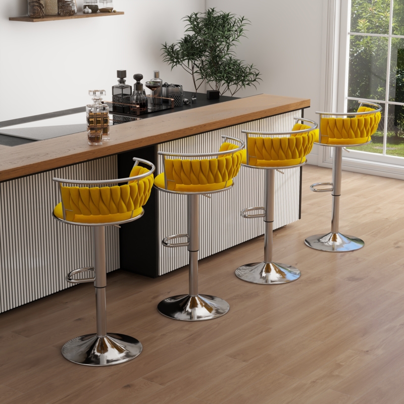 Ginko Swivel Stool (Set of 4)
