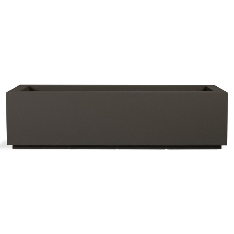 Gita Short Lightweight Outdoor 46" x 17" x 12" Trough Planter Box