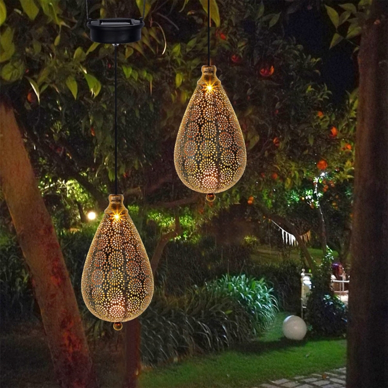 Grabiel 25'' Solar Powered Integrated LED Outdoor Lantern