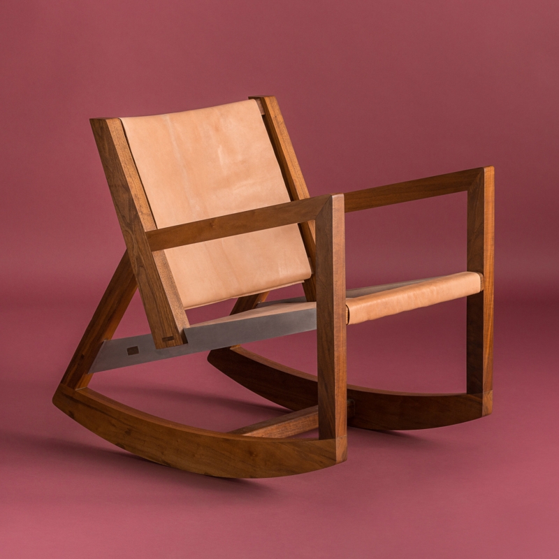 GT Solid Wood Rocking Chair