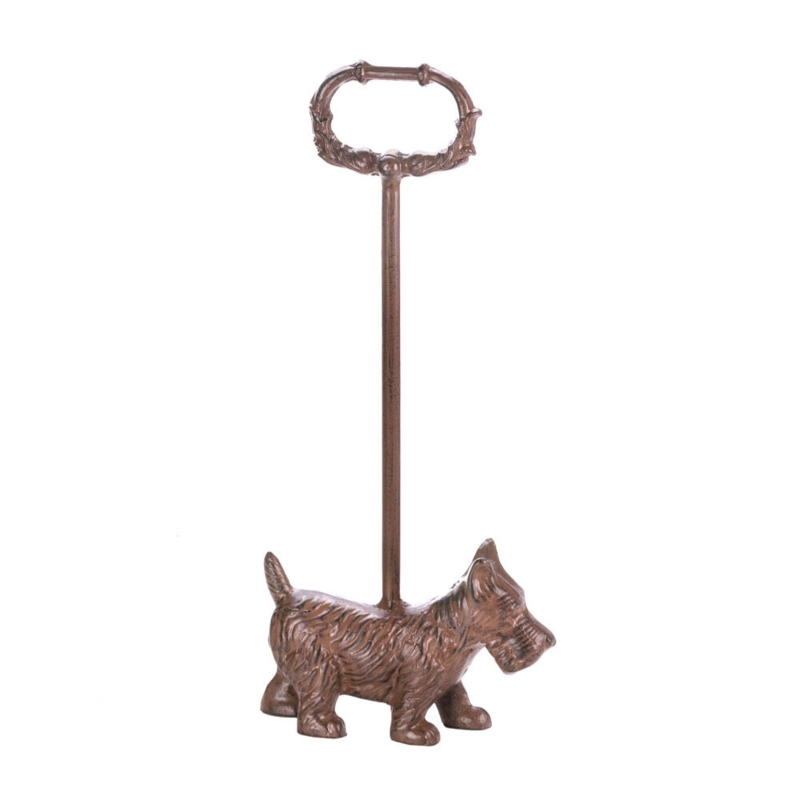 Guitta Cast Iron Dog Door Stopper with Handle