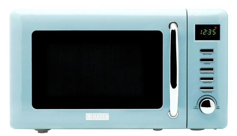 HADEN .7 Cu. 700-Watt Countertop Microwave With 5 Power Levels & Express Functions