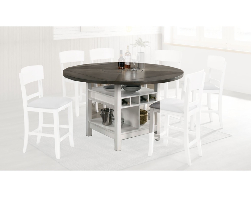Haledt Extendable Round Dining Table