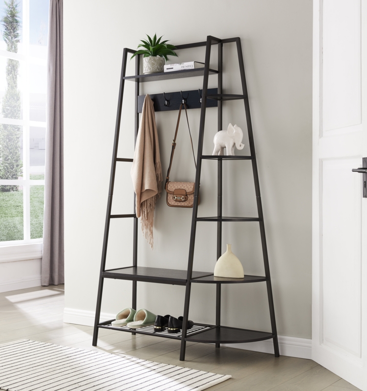 Hall Tree 16'' Wide with Shoe Storage